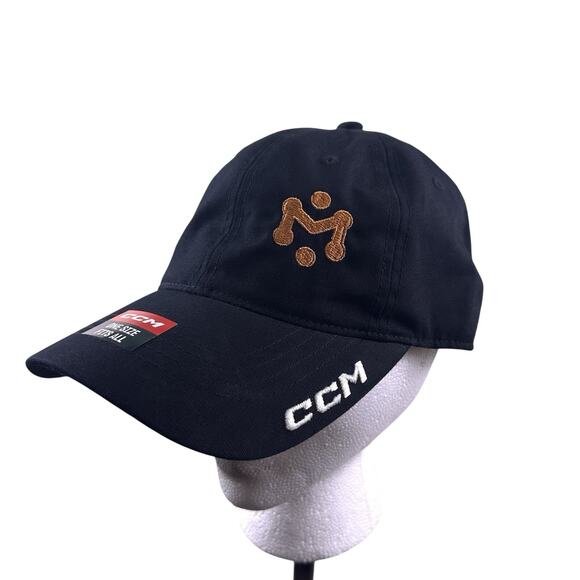 CCM Hockey Hat Cap Black One size fits all (most) New with tags -adjustable - Picture 1 of 11